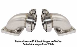 Stainless Headers - AJPE 481X Custom Turbo Header Build Kit - Image 5