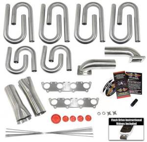 Stainless Headers - Audi 4.2L V8 RS6 Custom Turbo Header Build Kit - Image 2