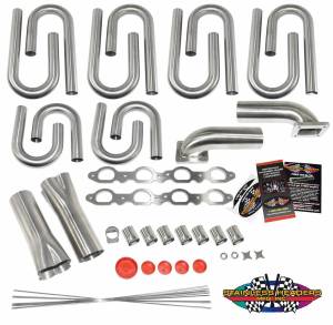 Stainless Headers - Chevrolet LS7/LSX Custom Turbo Header Build Kit - Image 2