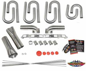 Stainless Headers - Chevrolet Vortec 4200 "Atlas" Custom Twin Turbo Header Build Kit - Image 2