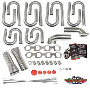 Stainless Headers - Small Block Ford-W Dart Pro1 225 cc Custom Turbo Header Build Kit - Image 2