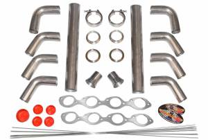 Stainless Headers - 5" Bore Space Big Block Chevy Turbo Manifold Build Kit - Image 2