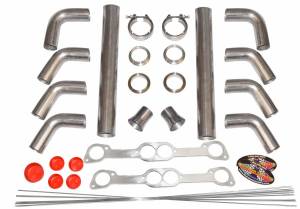 Stainless Headers - Pontiac 400/455 RA IV Round Port Turbo Manifold Build Kit - Image 2