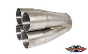 Stainless Headers - 2 1/4" Primary 4 into 1 Performance Merge Collector-16ga 304ss - Image 2