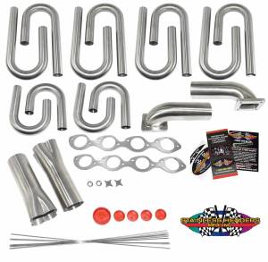 Big Block Chevy 5.0" Bore Space Custom Turbo Header Build Kit