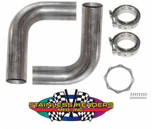 Stainless Headers - 3" Stainless Steel Bullhorn Kit - Image 3