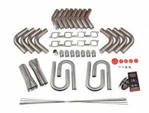 Big Block Ford C460 Custom Fender Exit Header Build Kit