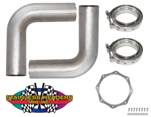 Stainless Headers - 4" Stainless Steel Bullhorn Kit - Image 3