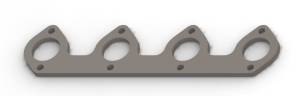 Small Block Mopar 318 Poly Head Mild Steel Header Flange-Round Port