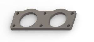 Mopar 500 CID Pro-Stock Hemi Mild Steel Split Header Flange