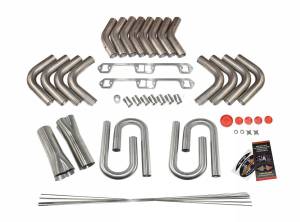 AMC 360/390/401 V8 Custom Fender Exit Header Build Kit