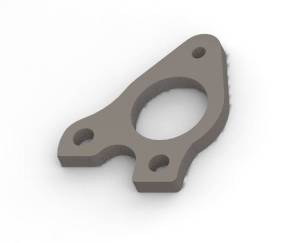 Porsche 944 Mild Steel Header Flange- Single Port 3-Bolt