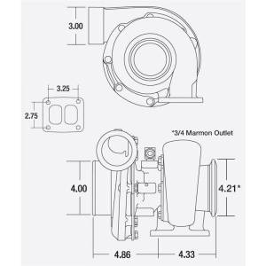 BorgWarner - BorgWarner S300-SX3 Turbo Charger- 66mm #177275 - Image 5