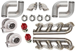 Stainless Headers - Big Block Chevy Down & Forward Twin Turbo Kit - Image 7