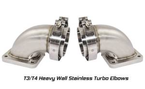 Stainless Headers - Chevy LS-Universal Twin Turbo Kit: Straight Exit Manifolds - Image 5