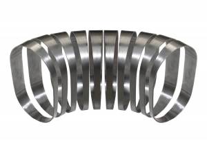 Stainless Headers - 5" Vertical Oval 90 Degree Pie Cut Kit - Image 2