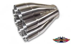 Stainless Headers - 2 1/2" Primary 8 into 1 Performance Merge Collector-18ga 304ss - Image 2