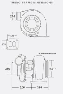 BorgWarner - BorgWarner S200-SX Turbo Charger- 46mm #177258 - Image 6