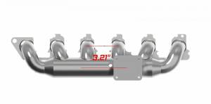 Ford 300/4.9L Inline 6  Turbo Header- Front Exit