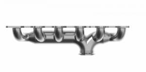 Ford 300/4.9L Inline 6  Turbo Header- Front Exit